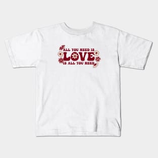 All You Need is Love | Artwork by Julia Healy Kids T-Shirt